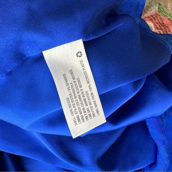 Cushnie x Target Slip Dress Leopard Satin Surplice Asymmetric Hem Strappy 20W - Picture 6 of 10